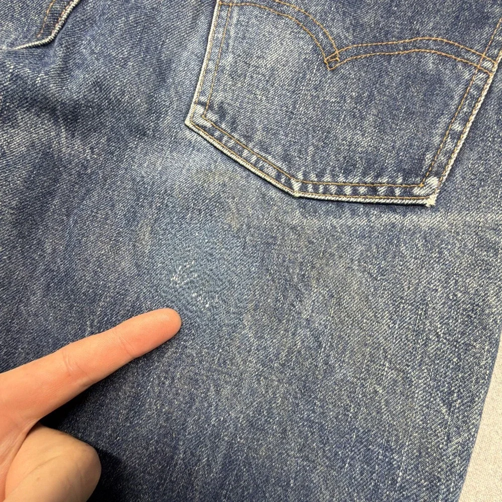 Vintage Levi's 646 Orange Tab Bellbottom Flare Denim 32x32 (Fits 30x32)